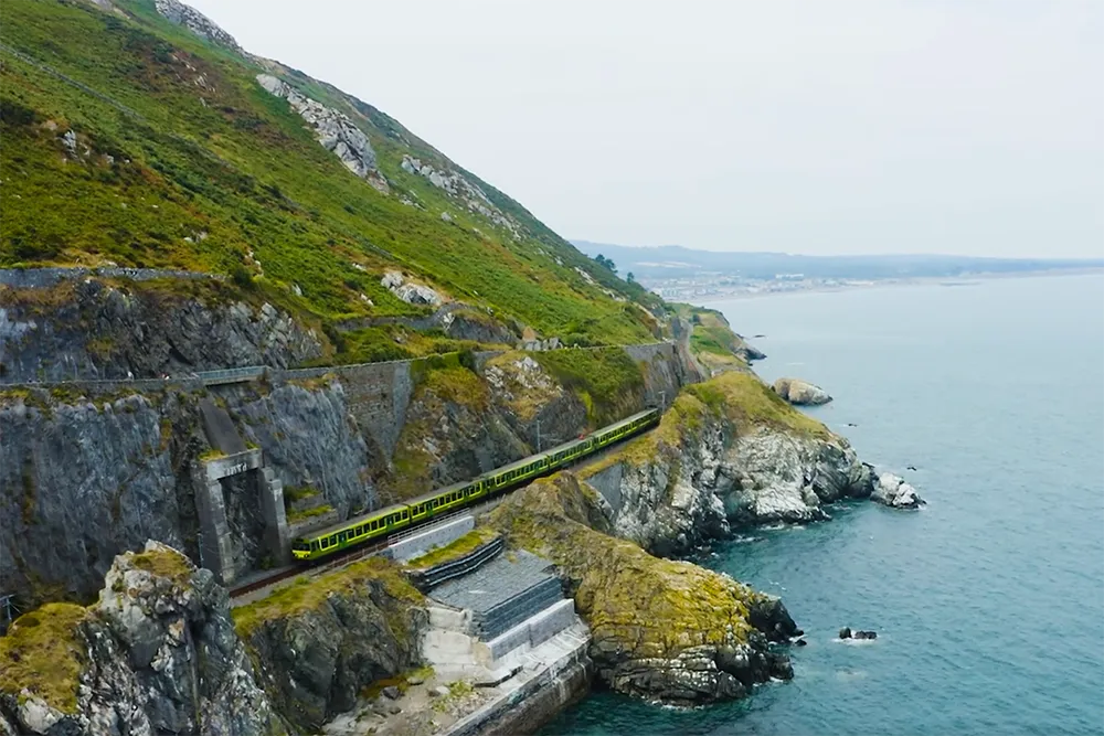 How to get to Howth from Dublin? The Dart along the Dublin coast